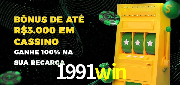 1991win melhor bônus de depósito