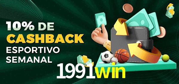 10% de bônus de cashback na 1991win